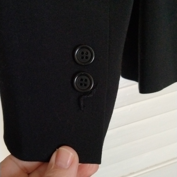 Tahari black wool suit Jacket black size 16 - Picture 5 of 6